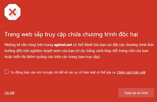 Khắc phục lỗi không tải được Auto khi bị trình duyệt Google Chrome chặn - 1
